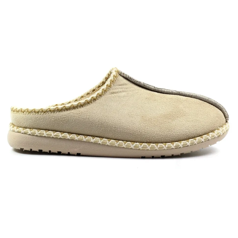 Damen Lunar Shoes Hausschuhe Für Damen | Hausschuh*Beige Pantoletten „Apollonia“