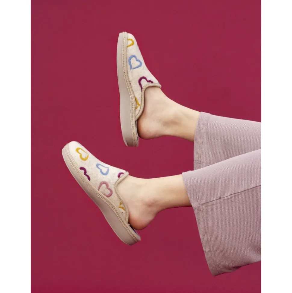 Lunar Shoes Hausschuh | Pantoletten*Beige Pantoletten Love