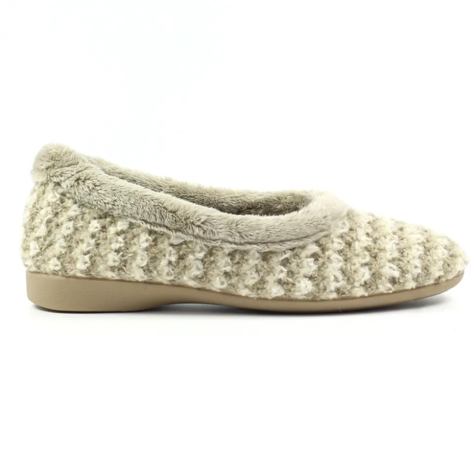 Lunar Shoes Hausschuh | Pantoffel*Beige Slipper „Cambria“