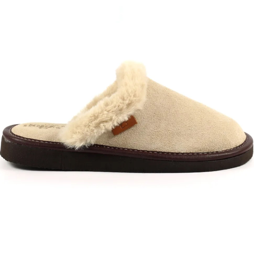 Damen Lunar Shoes Hausschuhe Für Damen | Hausschuh*Beigefarbener Wildleder-Slipper von Otto