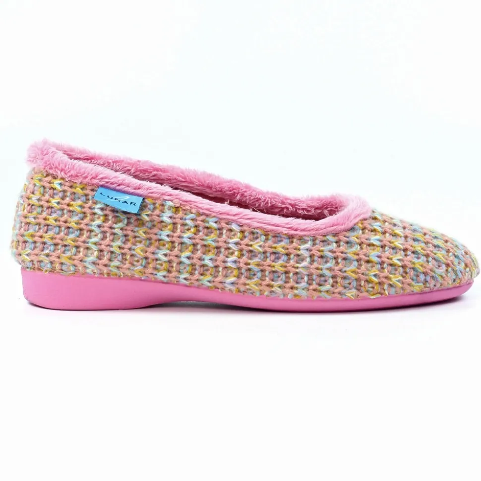 Lunar Shoes Pantoffel | Hausschuh*Cherie Rosa Pantoffel