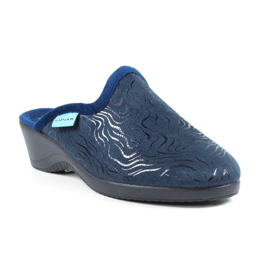 Lunar Shoes Pantoletten*Darlene-Marine-Slipper