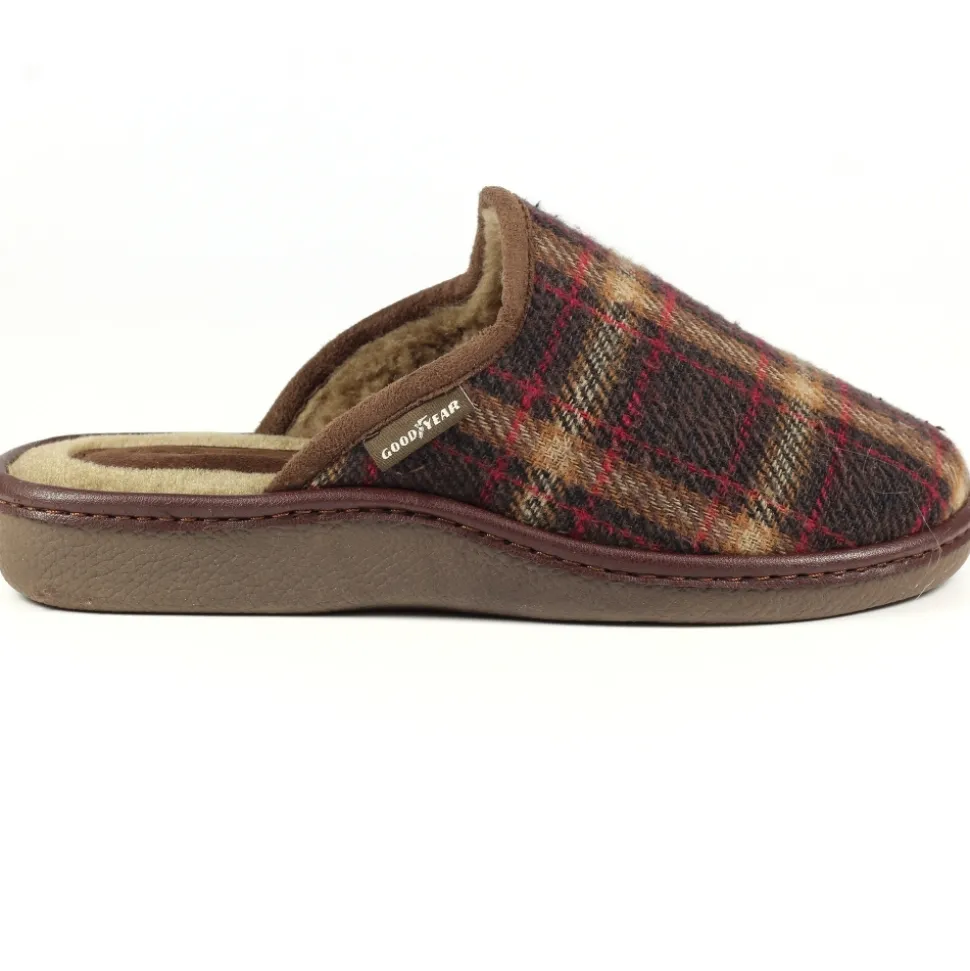 Herren Lunar Shoes Herren Hausschuhe*Frank brauner Pantoffel
