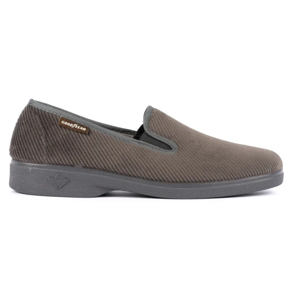 Herren Lunar Shoes Herren Hausschuhe*Grauer Marshall-Slipper