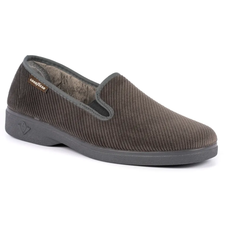 Herren Lunar Shoes Herren Hausschuhe*Grauer Marshall-Slipper