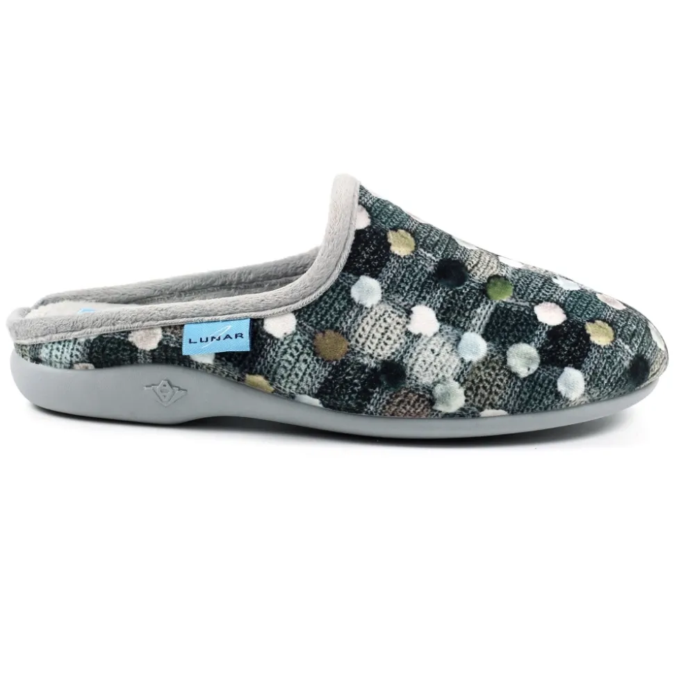 Lunar Shoes Pantoletten*Knistergrauer Slipper