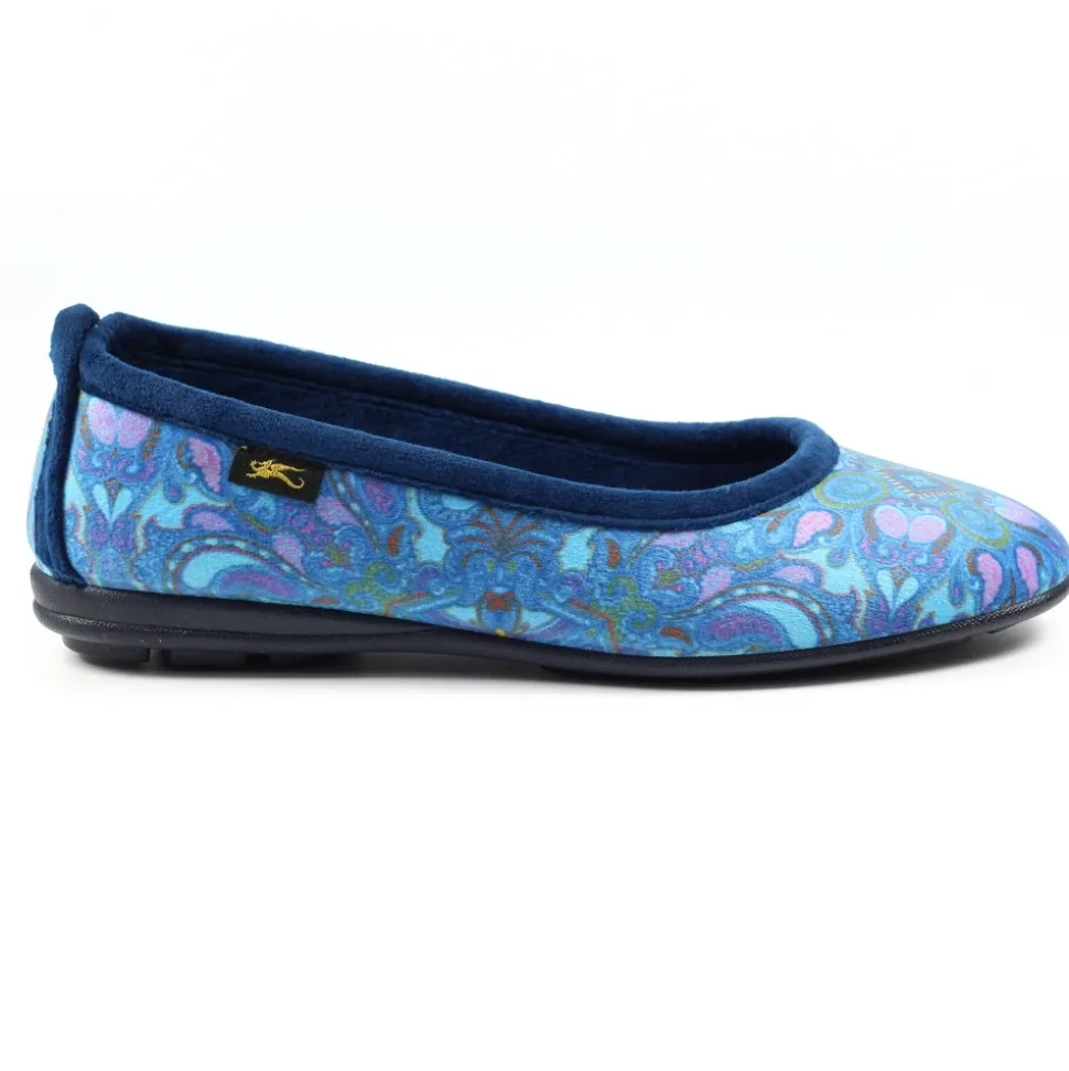 Lunar Shoes Pantoffel*LLB Meribel Blue Pump Slipper