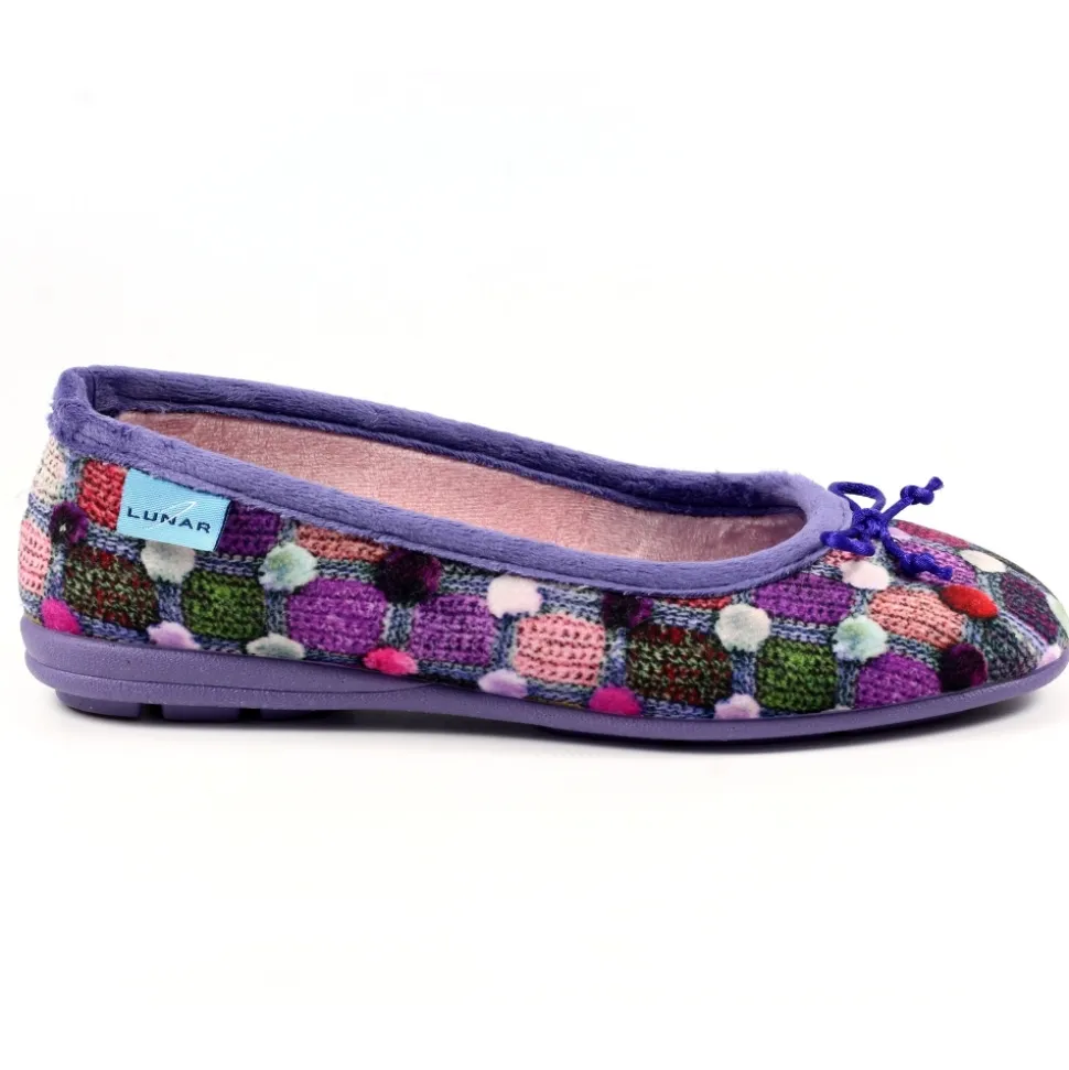 Lunar Shoes Pantoffel | Hausschuh*Magischer Lila Pump-Slipper