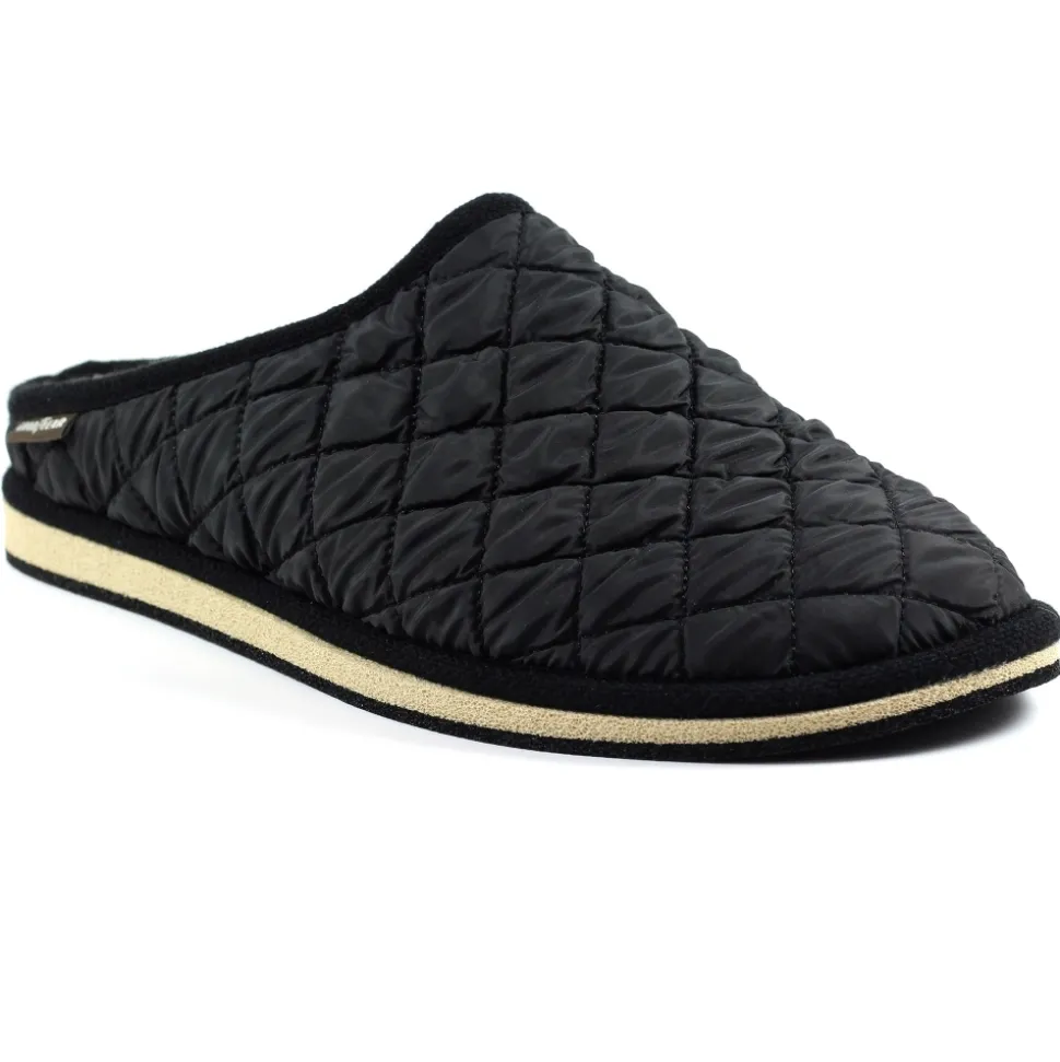 Herren Lunar Shoes Herren Hausschuhe*Schwarzer Bradshaw-Slipper