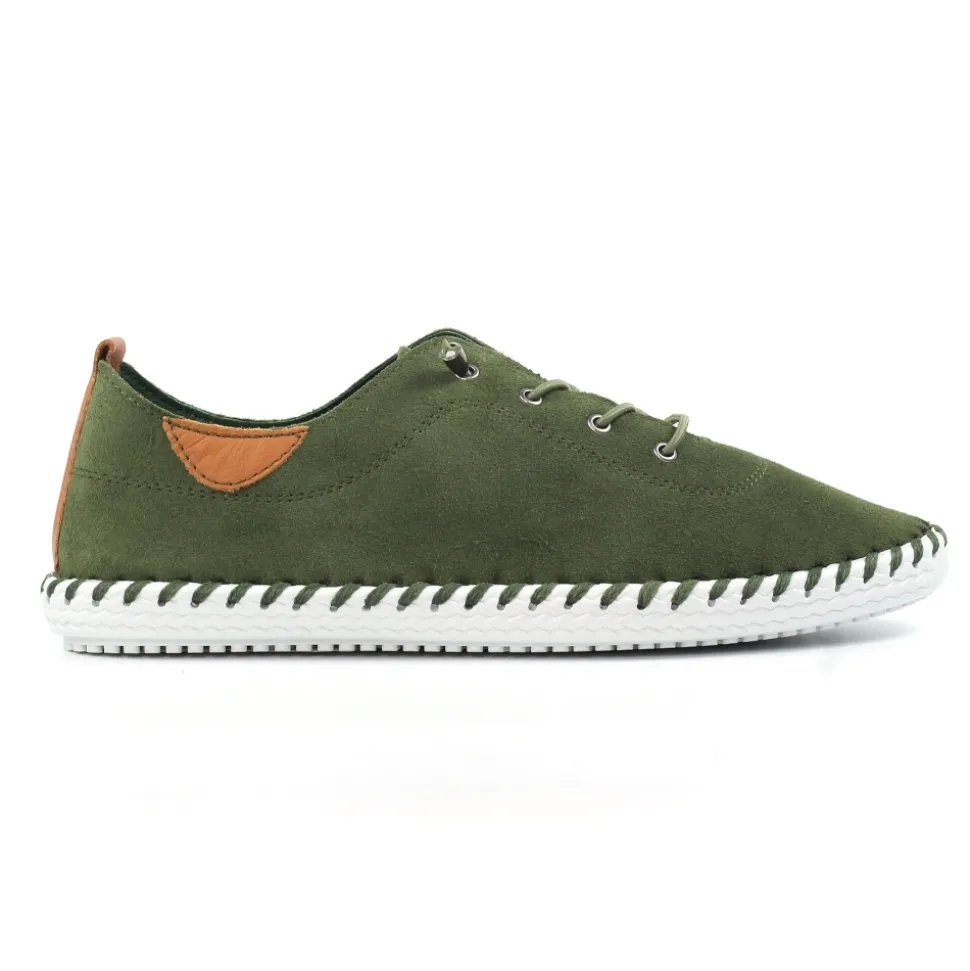 Lunar Shoes Halbschuhe | Flache Schuhe*St. Lawrence Salbei-Plimsoll aus Leder